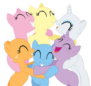 MLP Mane Six Base 02