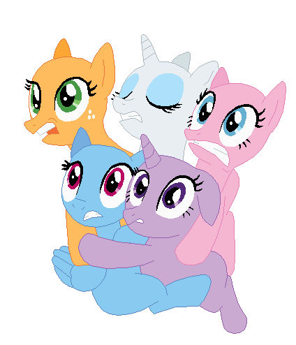 MLP Mane 5 Base by SelenaEde on DeviantArt