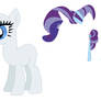 MLP Crystal Pony Rarity Base