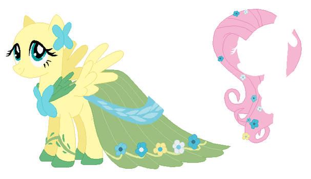 MLP Gala Fluttershy Base 01