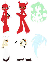 Scanty and Kneesocks Base (Request)