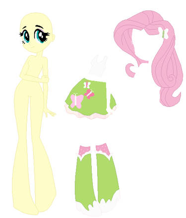 EqG Fluttershy Base 01