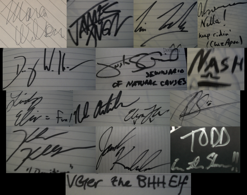 The Autographs by SelenaEde on DeviantArt