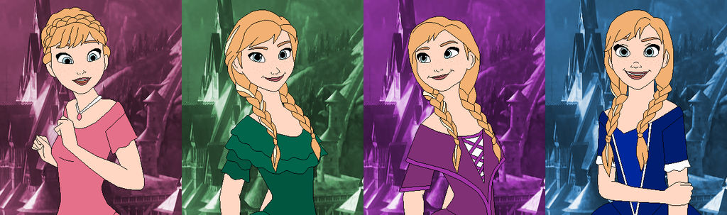 Anna Animation Colour Anna Color Spectrum by SelenaEde on DeviantArt