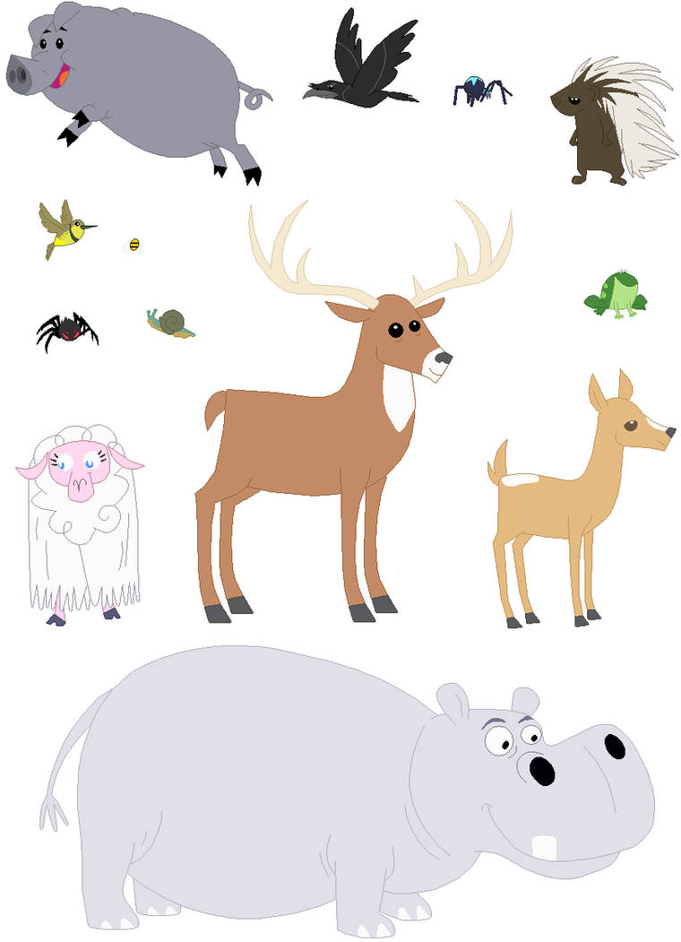 Animal Base Set 05 by SelenaEde on DeviantArt