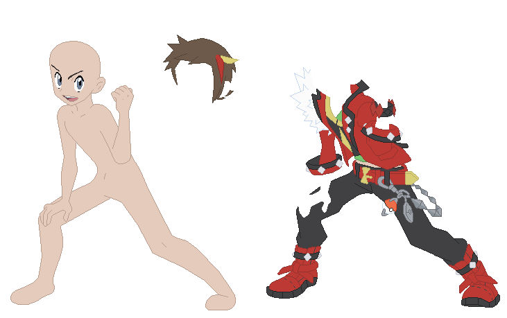 Oras Contest Brendan Base By Selenaede On Deviantart