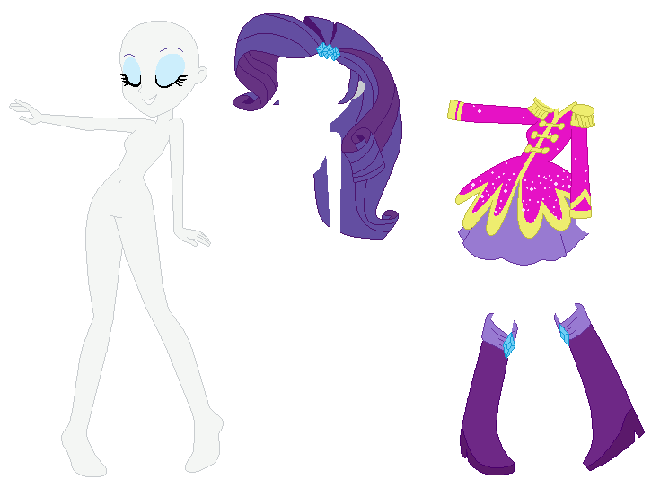 Eqg Rarity Base 09 By Selenaede On Deviantart