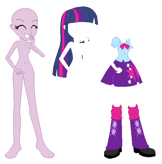 EqG Twilight Sparkle Base 09