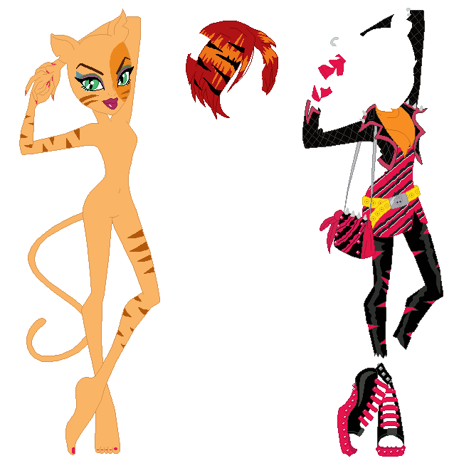 Monster high top toralei stripe