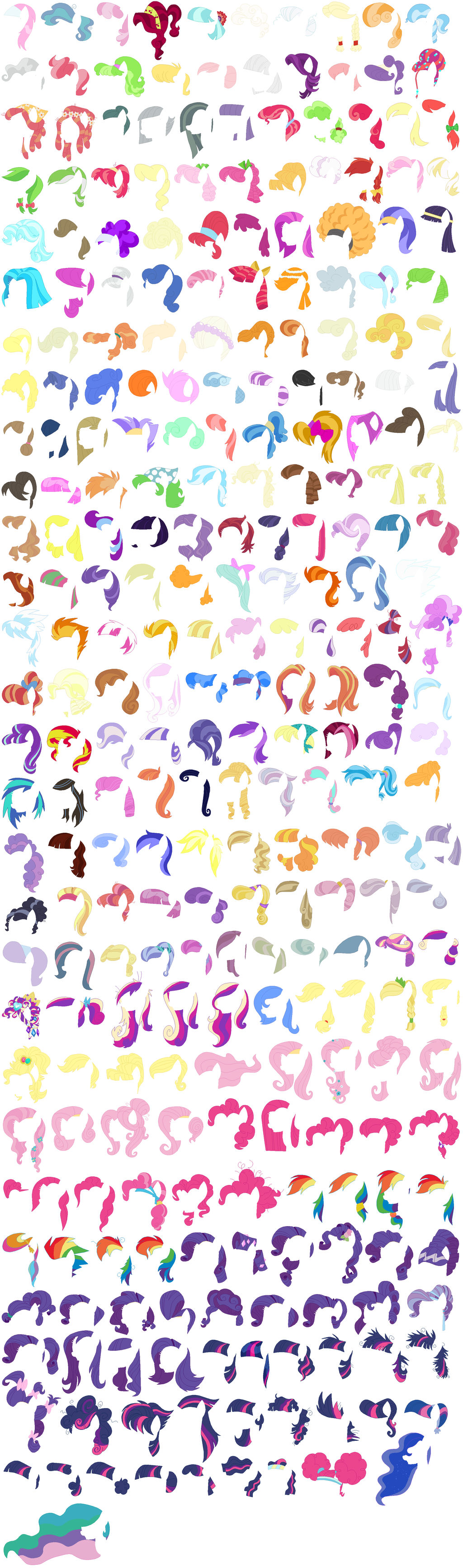 Reference Sheet Mane Set By SelenaEde On DeviantArt reference-sheet-mane-set-by-selenaede-on-deviantart