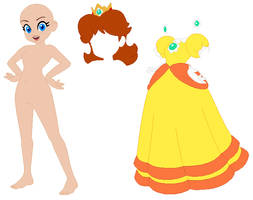 Super Mario - Princess Daisy Base 01