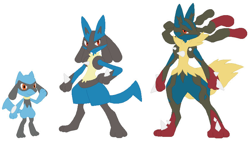Mega Rioulou Riolu, Lucario and Mega Lucario Base by SelenaEde on DeviantArt