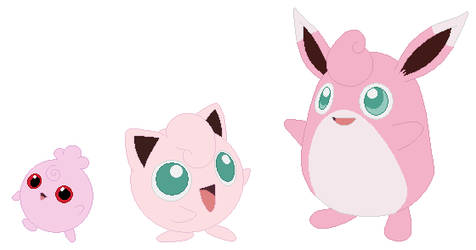 Igglybuff, Jigglypuff and Wigglytuff Base