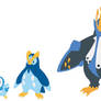 Piplup, Prinplup and Empoleon Base