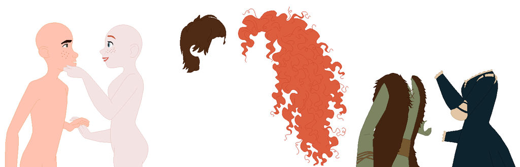 Disney - Hiccup x Merida Base by SelenaEde on DeviantArt