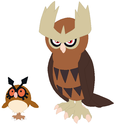 Hoothoot and Noctowl Base