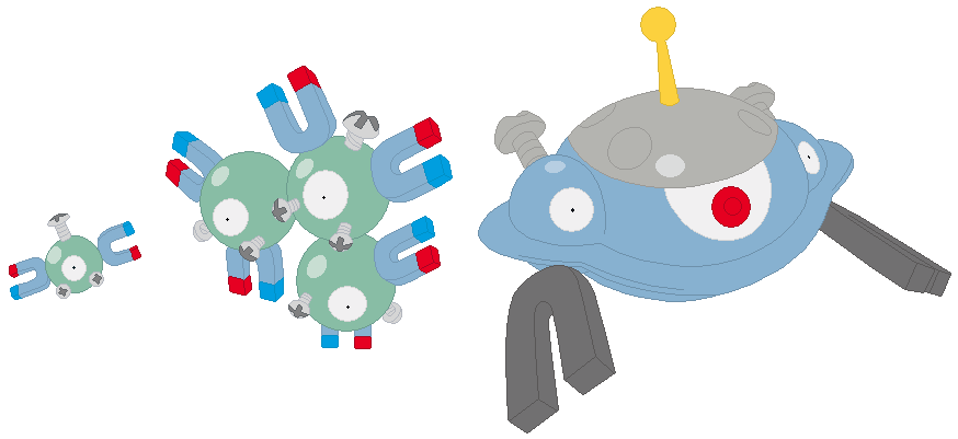 Magnemite, Magneton and Magnezone Base