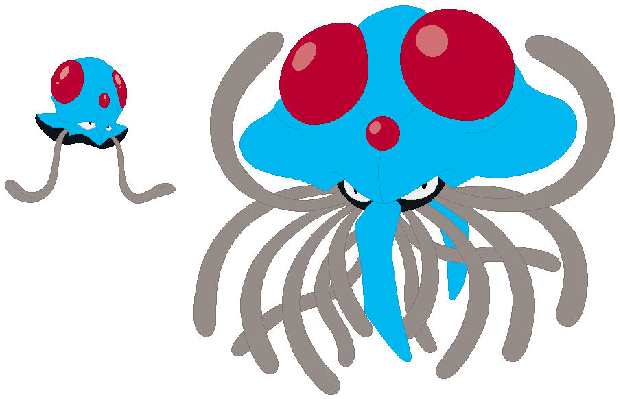 Tentacool and Tentacruel Base by SelenaEde on DeviantArt