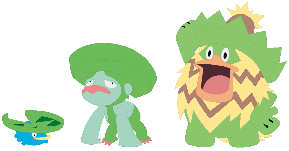 Lotad, Lombre and Ludicolo Base