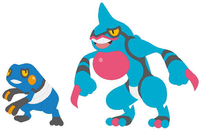 Croagun Croagunk and Toxicroak Base by SelenaEde on DeviantArt