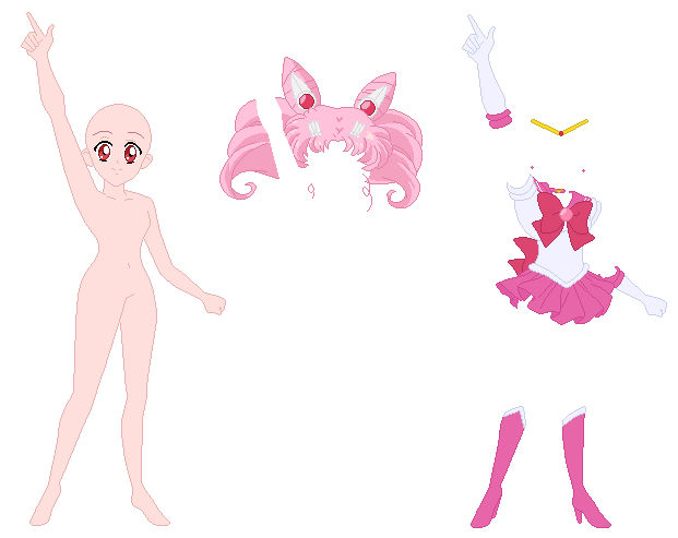 Crystal Sailor Chibi Moon Base 01 by SelenaEde on DeviantArt
