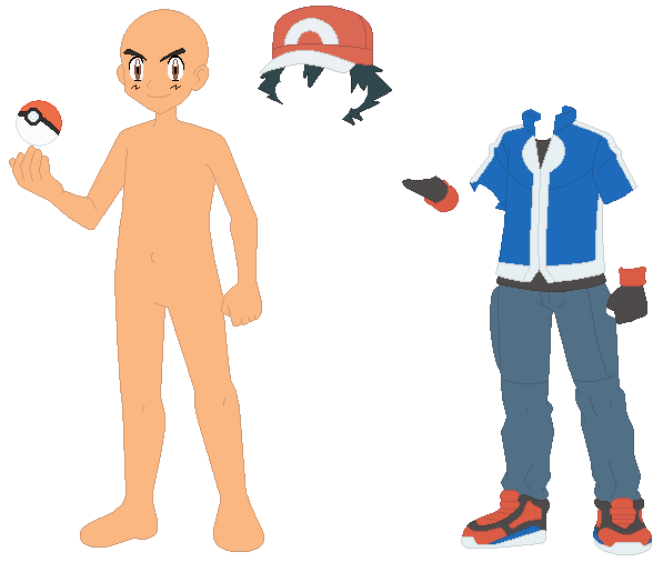 Ash Base Body XY Ash Ketchum Base by SelenaEde on DeviantArt