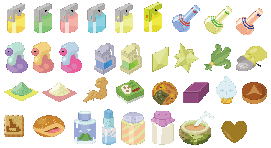 Pokemon Health Items Base Set by SelenaEde on DeviantArt