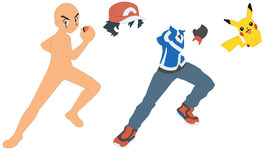 Ash Base Body XY Ash Ketchum Base 02 by SelenaEde on DeviantArt