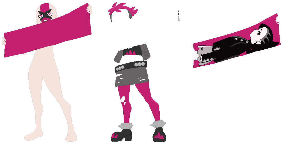 Team Yell Grunt Female Art Pokémon Sword And Shield Art