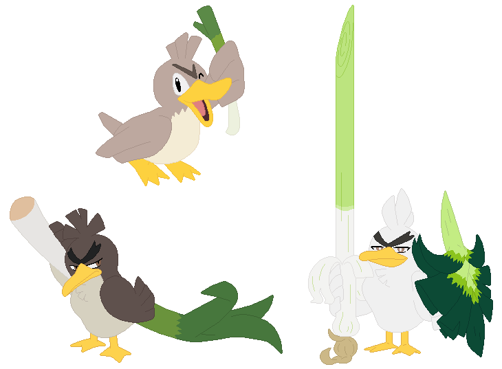 865 Farfetch'd Galar Evolution by Torathor on DeviantArt