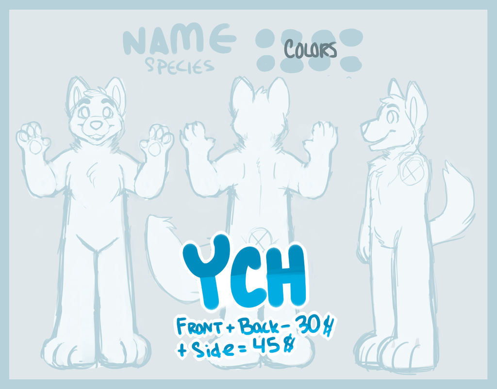 Fursuit Reference Sheet YCH by catdoq on DeviantArt