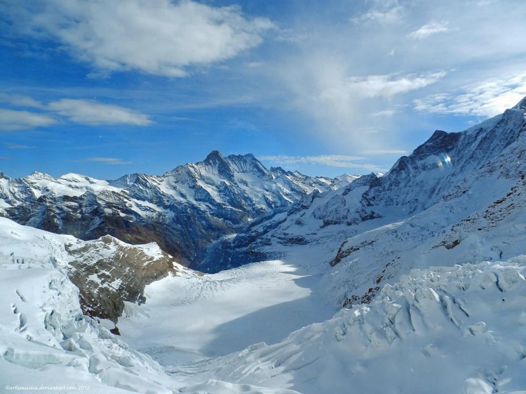 View from the Jungfraujoch