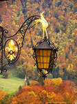 Gruyere Lantern in Fall by artamusica