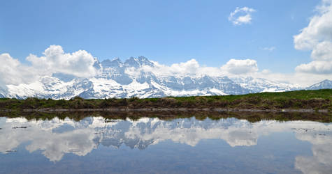 Dents du Midi Reflection