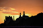 A Burning Sunset in Paris by artamusica