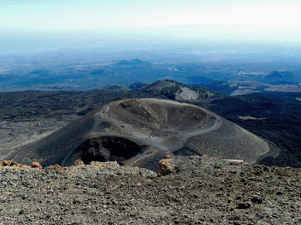 View From Mt Etna Crater By Artamusica On DeviantArt view-from-mt-etna-crater-by-artamusica-on-deviantart