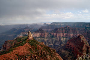 Summer Storm from Inspiration Point by artamusica