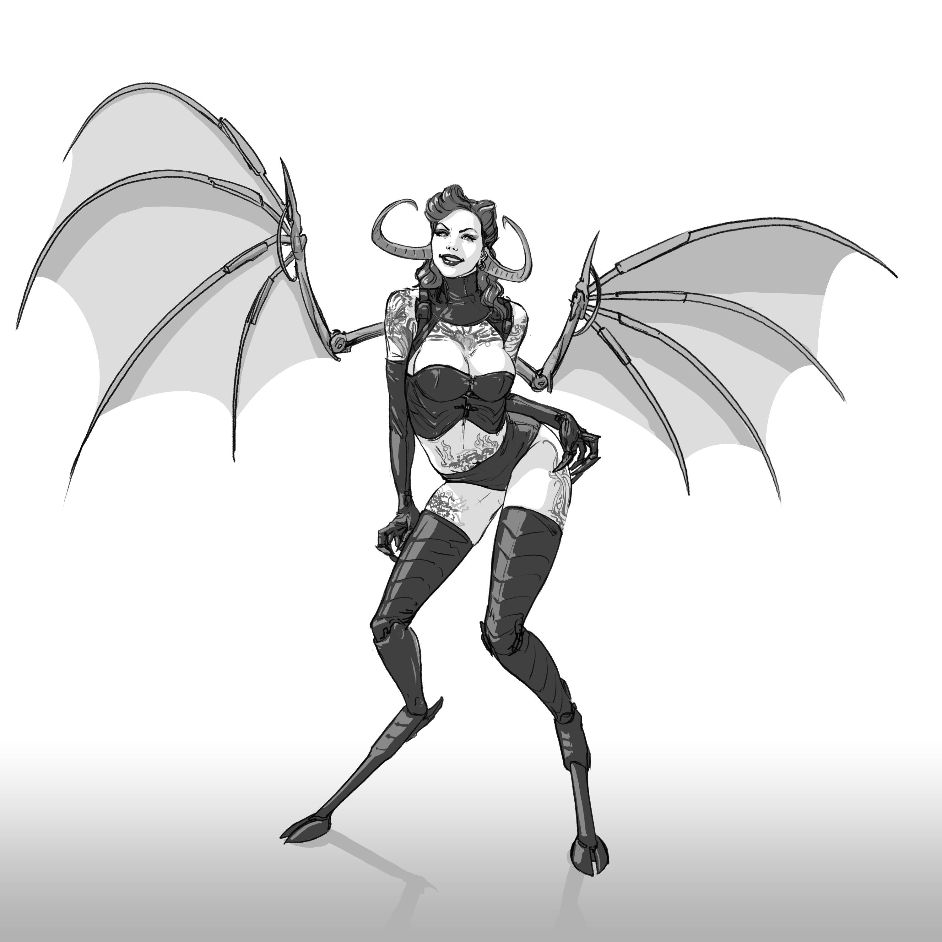 Monster Girl Challenge 05 - Demon