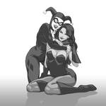 Fanart 13 Bruce Timm's Harley Queen and Poison Ivy by justsantiago