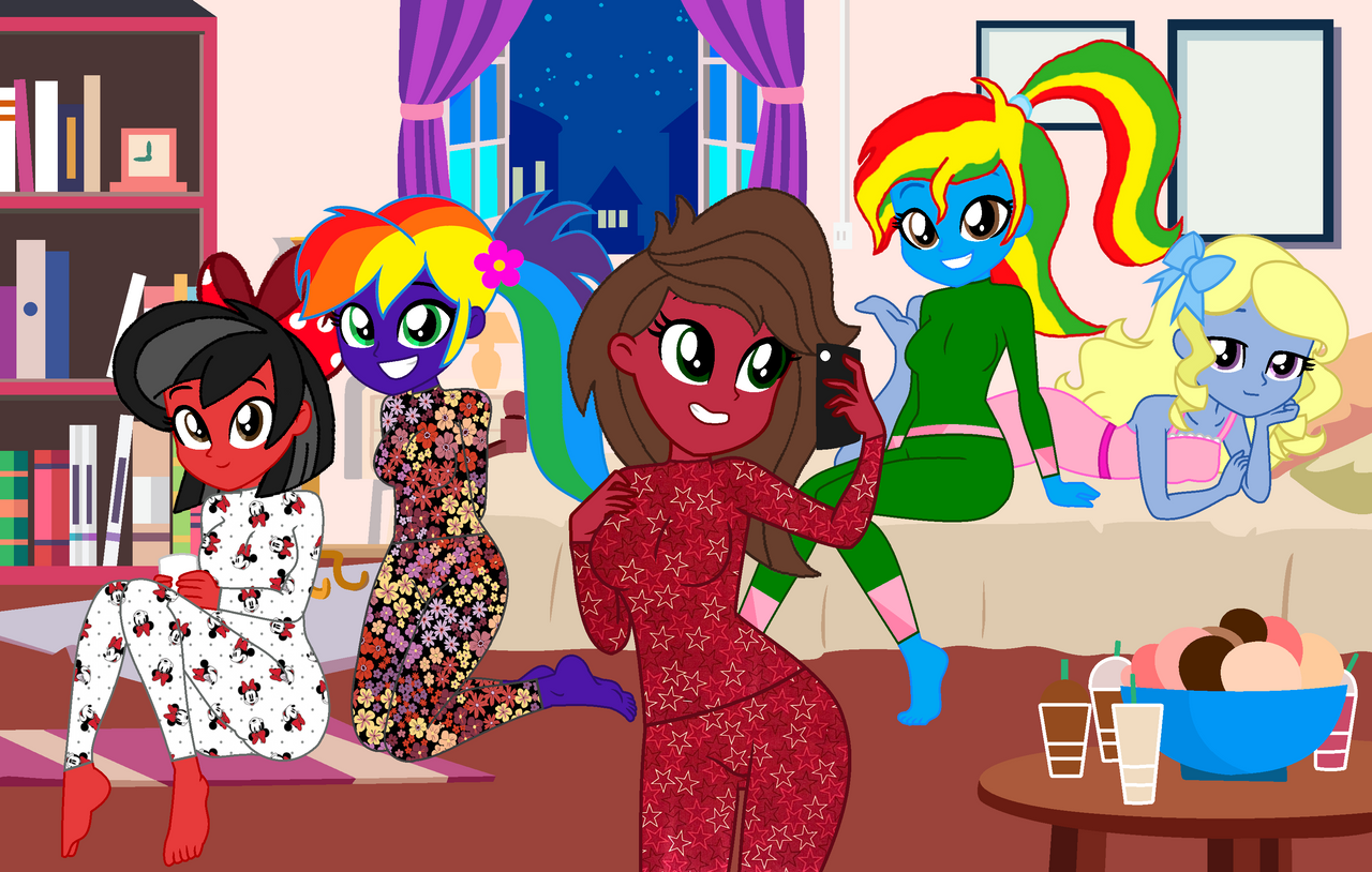 Party Ych Sleepover Party (YCH) by Star-Armour95 on DeviantArt