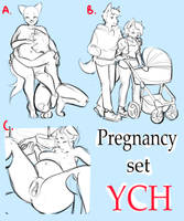 Pregnancy set | YCH FIX by Dogava