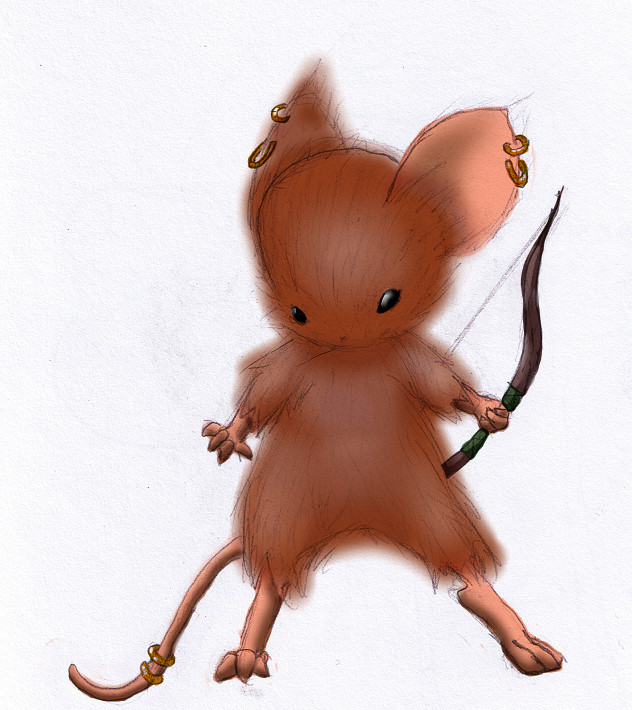 Mouse Character Coloured