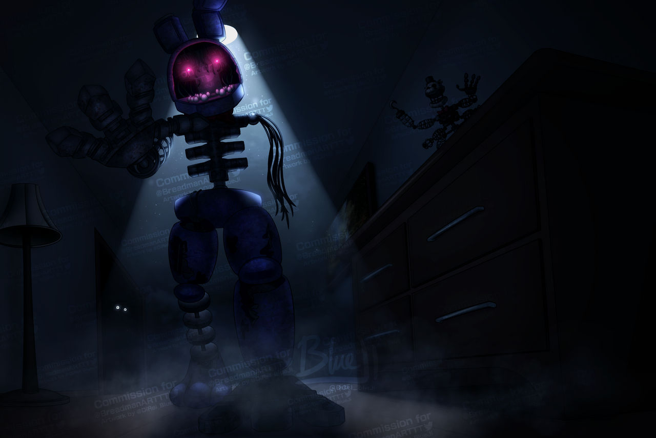 Ignited Bonnie by BlueJiArts on DeviantArt
