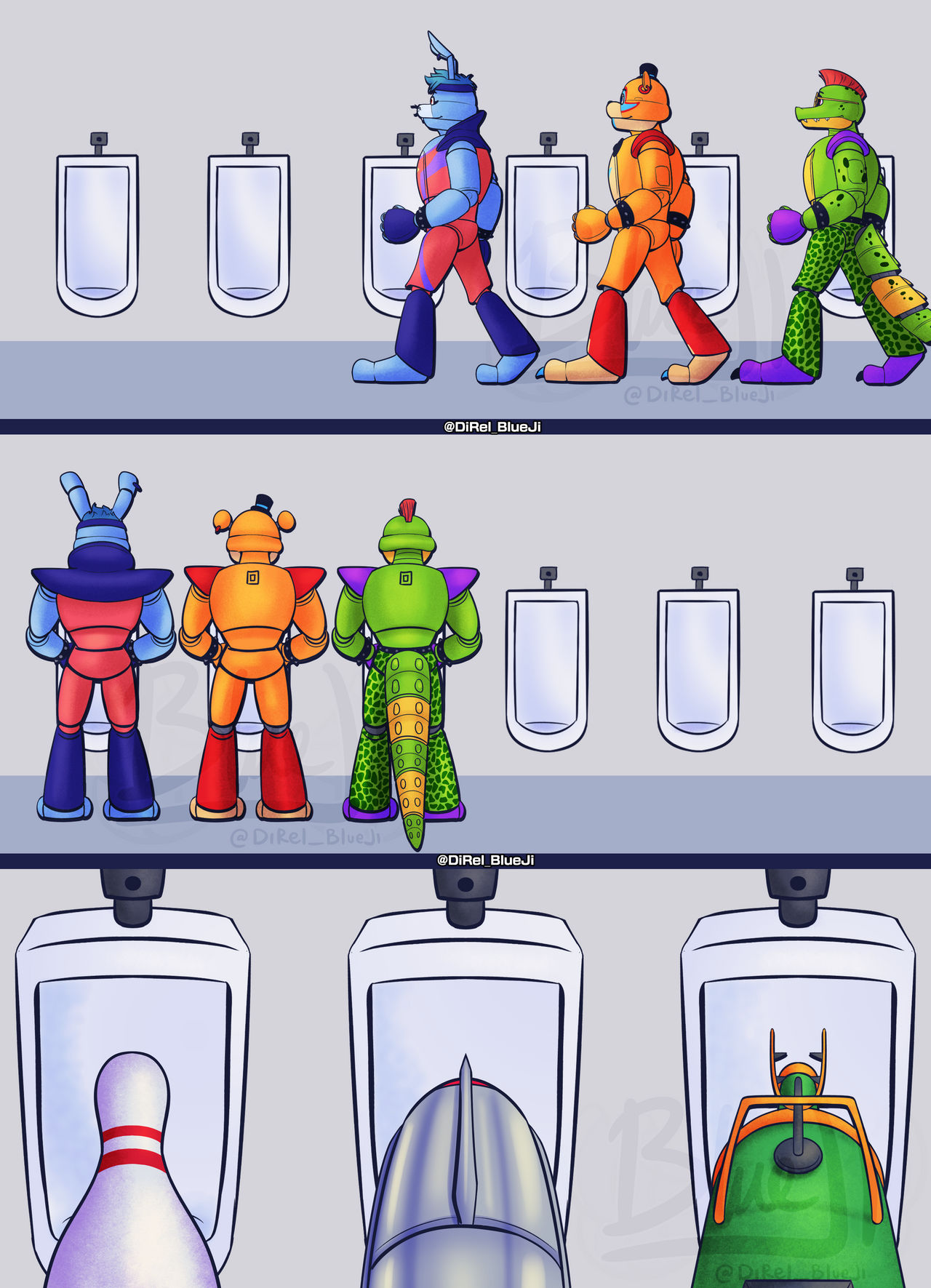 Guy Math Urinal Urinal Break with the Boys by BlueJiArts on DeviantArt