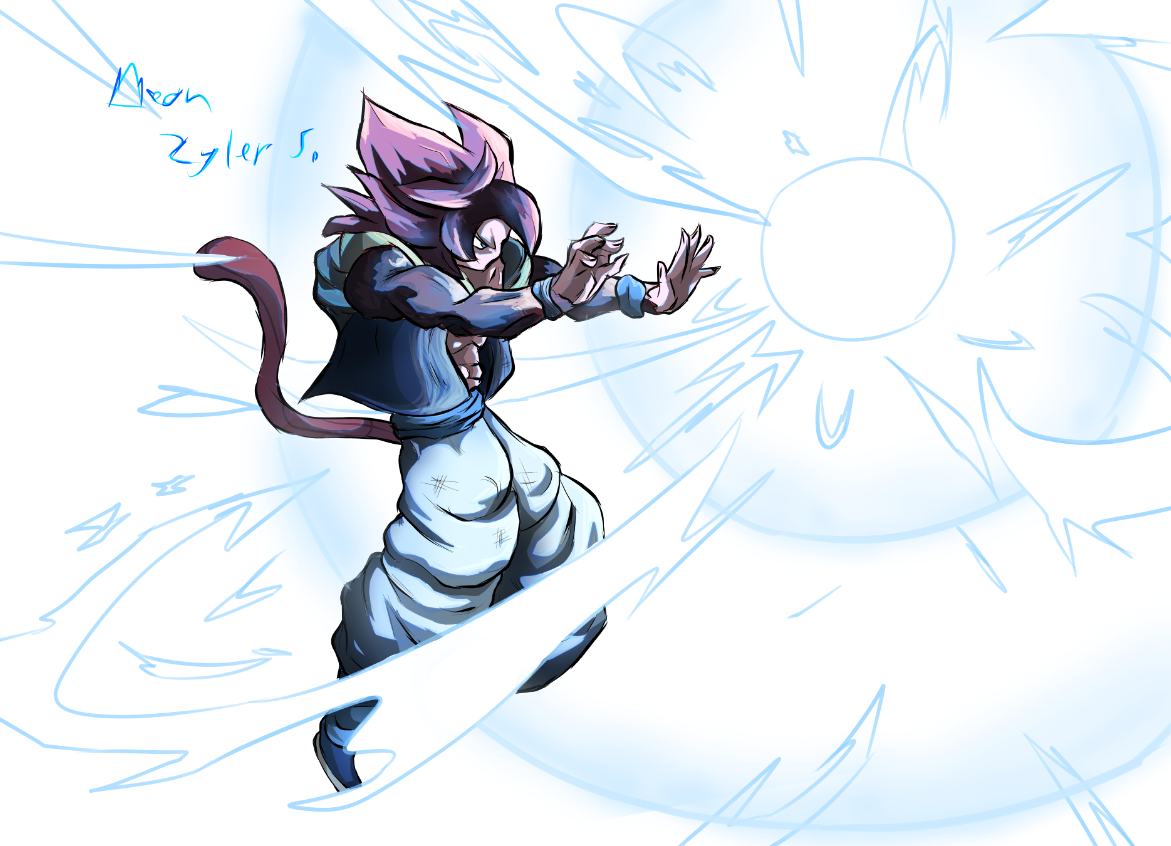 Gogeta Ssj4 Kamehameha Png , Png Download - Character Dragon Ball