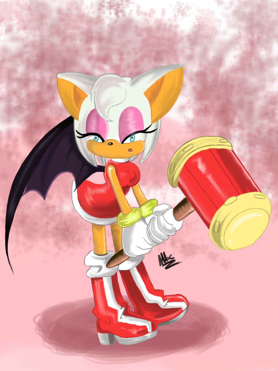 Amy Rose Rouk Rouge as Amy Rose by AllieoftheShire on DeviantArt