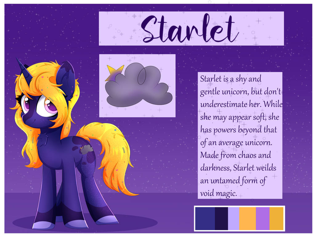 Starlet Text Starlet Reference Sheet by SplashofSweet on DeviantArt