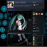 Hatsune Miku (Vocaloid) Profile Desing