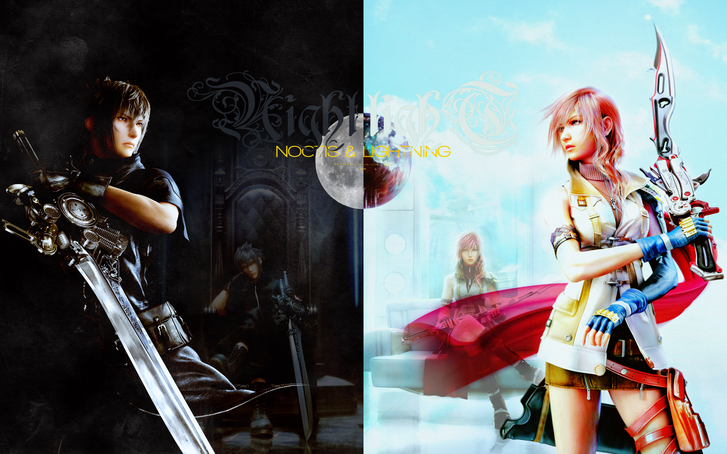 Noctis n Lightning: Wallpaper