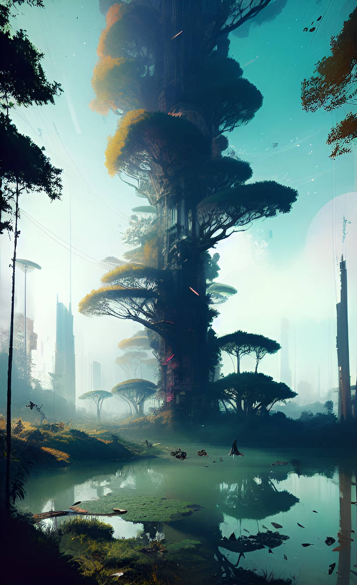 floating trees by DRKen7 on DeviantArt